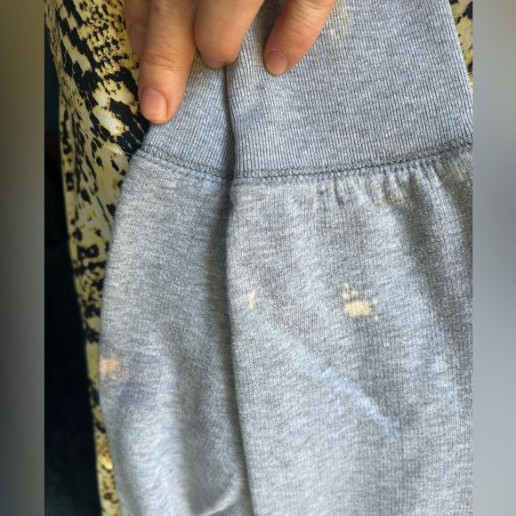 PINK Victorias Secret OSU Buckeyes Off-shoulder crew grey gray sweatshirt M - Picture 5 of 5